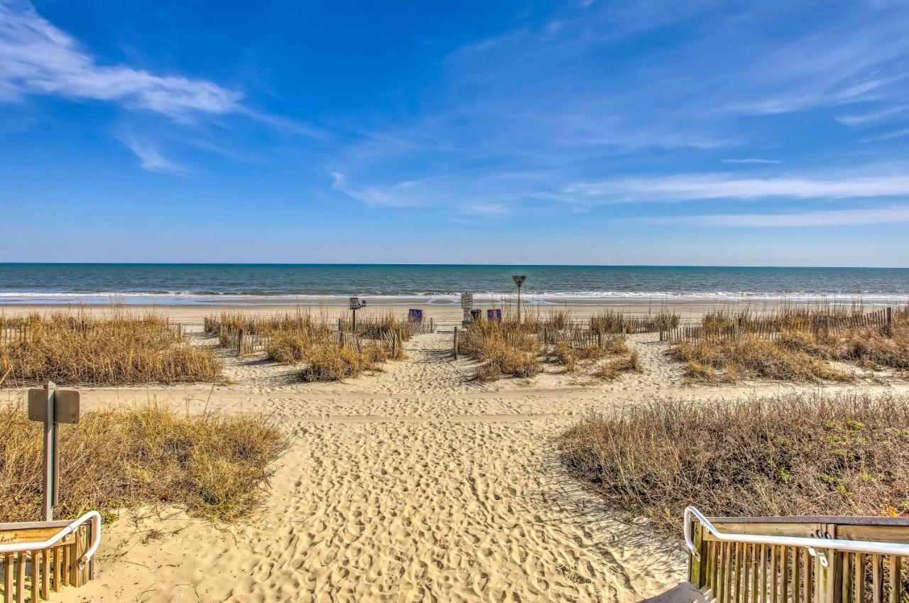 Beachfront Family Condo With View And Pool Access Myrtle Beach Exterior photo